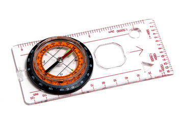 ruler with compass