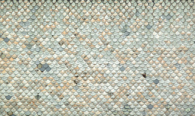 Nineteenth century church roof shingles abstract