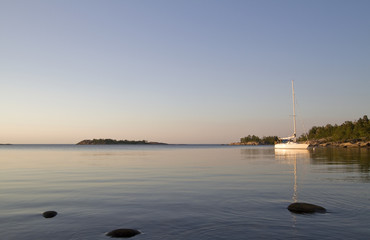 At anchor on a summer-night.