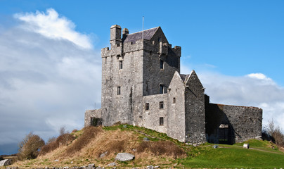 Fototapeta na wymiar ancient irish castle, west coast of ireland