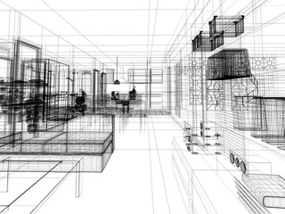 salotto wireframe