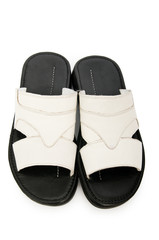 Summer shoes isolated on the white background