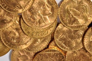 trésor en pièces d'or
