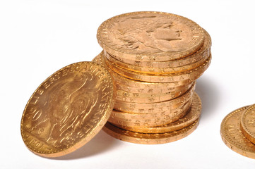 trésor en pièces d'or