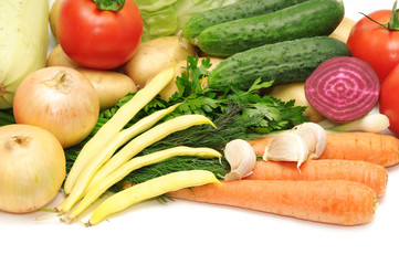 vegetables and fruits