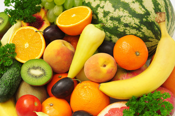 fresh fruits and vegetables