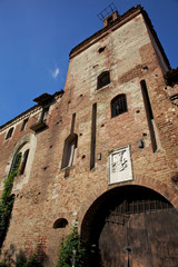Fototapeta na wymiar Castle of La Rotta, Villastellone, Moncalieri (Turyn) 10