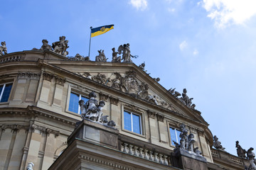 Fototapeta na wymiar Neues Schloss Stuttgart