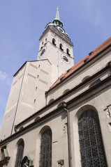 Fototapeta na wymiar St.Peter's Church - München/Munich, Germany