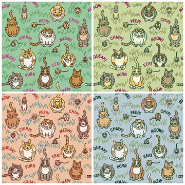 Cats and Critters Pattern