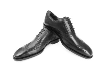 Male shoes isolated on the white background