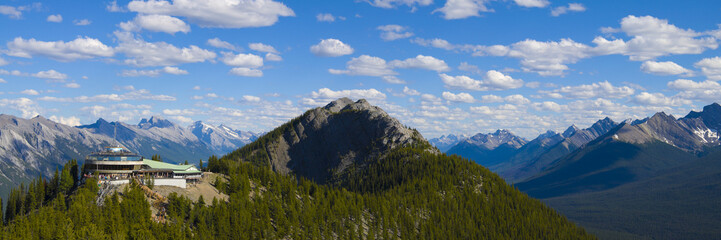 Sulphur Mountain Panorama, Banff National Park, Alberta, Canada