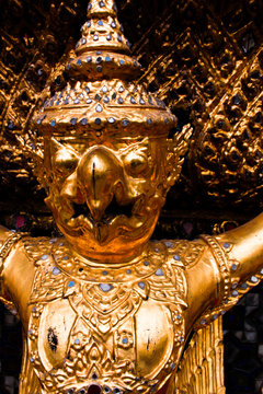 Gurada statue of Grand Palace Bangkok, Thailand.