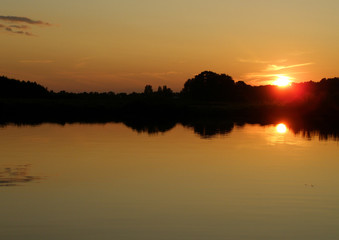Sonnenuntergang im Havelland