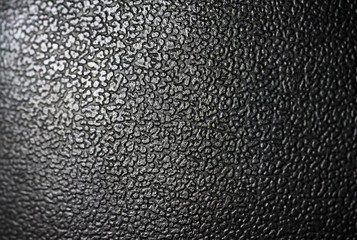 Grainy texture from black leather