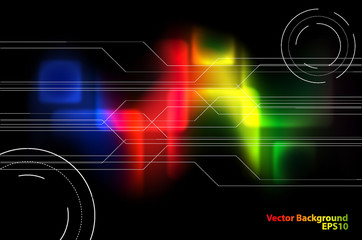 abstract vector frame. Eps10