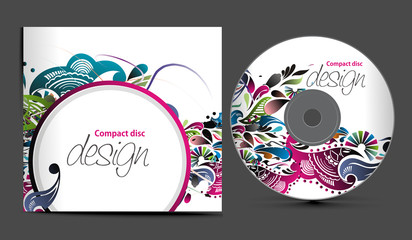 Naklejka premium cd cover design