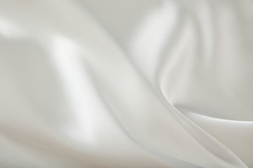 Fototapeta na wymiar tło z białego jedwabiu