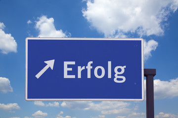 wegweiser zum erfolg