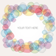 Background BANNER abstract colorful with SAMPLE TEXT