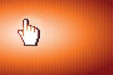 pointer cursor in hand