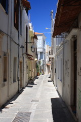 Fototapeta na wymiar alley in old town on Crete
