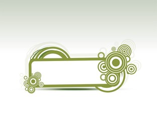 abstract circle frame