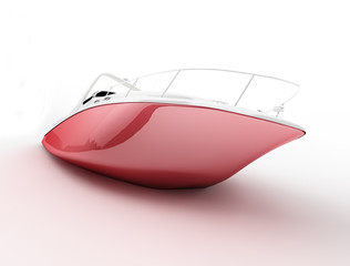 Motorboot (mit Freistellungspfad)