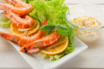 shrimp salad - insalata di gamberi