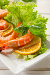 shrimp salad - insalata di gamberi