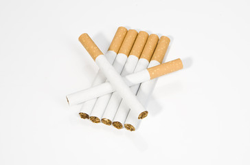 cigarettes empilées