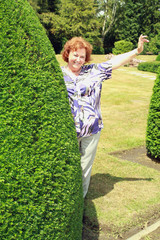 charmante Seniorin