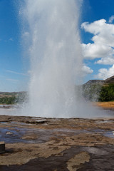 Strokkur Geyser erupting