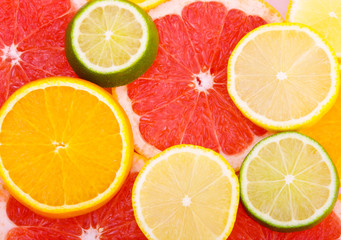 Fototapeta na wymiar background of citrus fruits