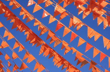 Orange flags