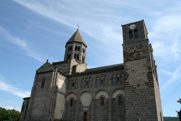 Fototapeta na wymiar Kościół Saint-Nectaire, Owernia