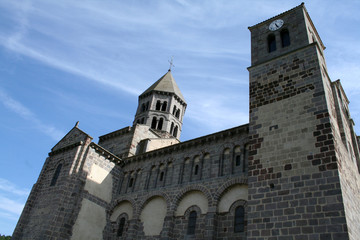 Fototapeta na wymiar église de Saint-Nectaire, Auvergne