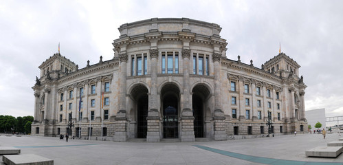 Obraz premium Reichstagsgebäude, Berlin, Deutschland