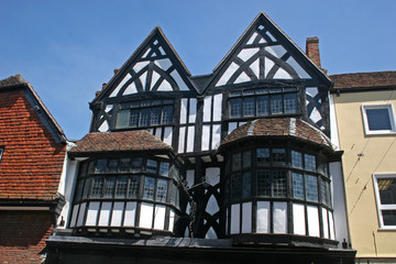 black and white houses, Salisbury