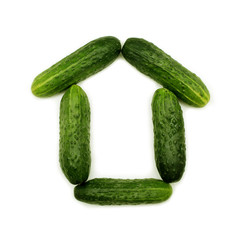 figure cucumber house