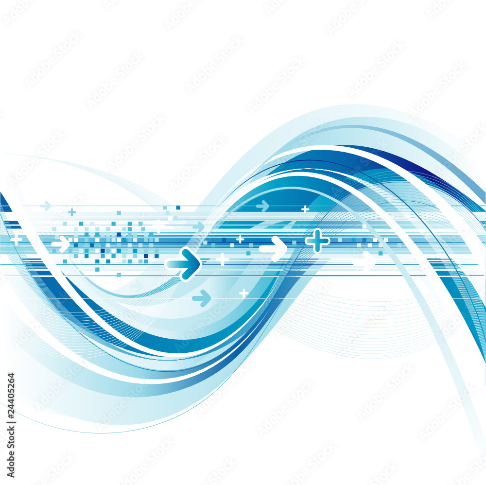 Aufkleber Abstract Technology internet connection background.