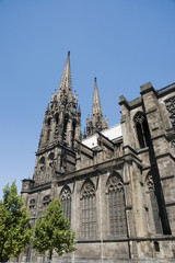Fototapeta na wymiar Cathédrale Notre-Dame-de-l'Assomption, Clermont-Ferrand, France