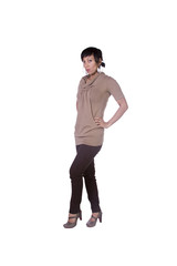 Beautiful Girl Standing Up