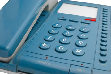 Blue phone close-up | Isolated