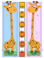Giraffes scale