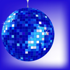 disco ball blue 2 - Jpeg