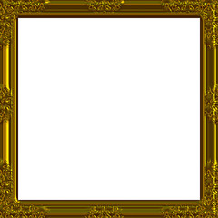 Golden frame