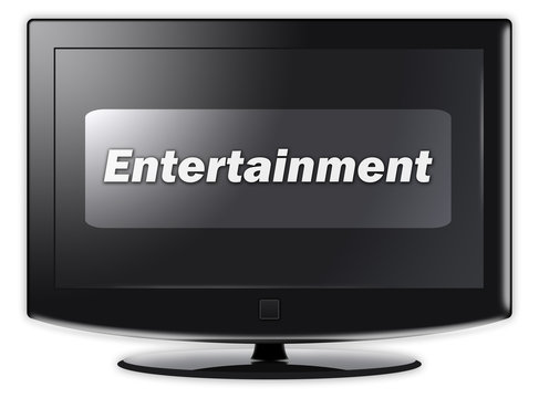 Flatscreen TV "Entertainment"