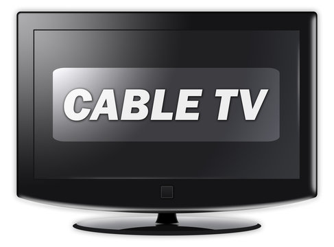 Flatscreen TV "Cable TV"