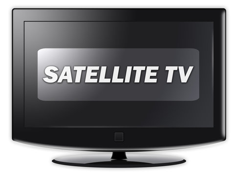 Flatscreen TV "Satellite TV"